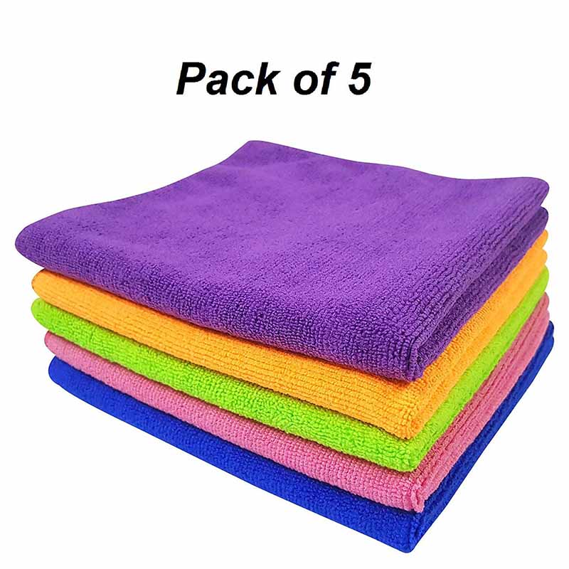 Pack of 5 Micro Fibre Cleaning Cloth