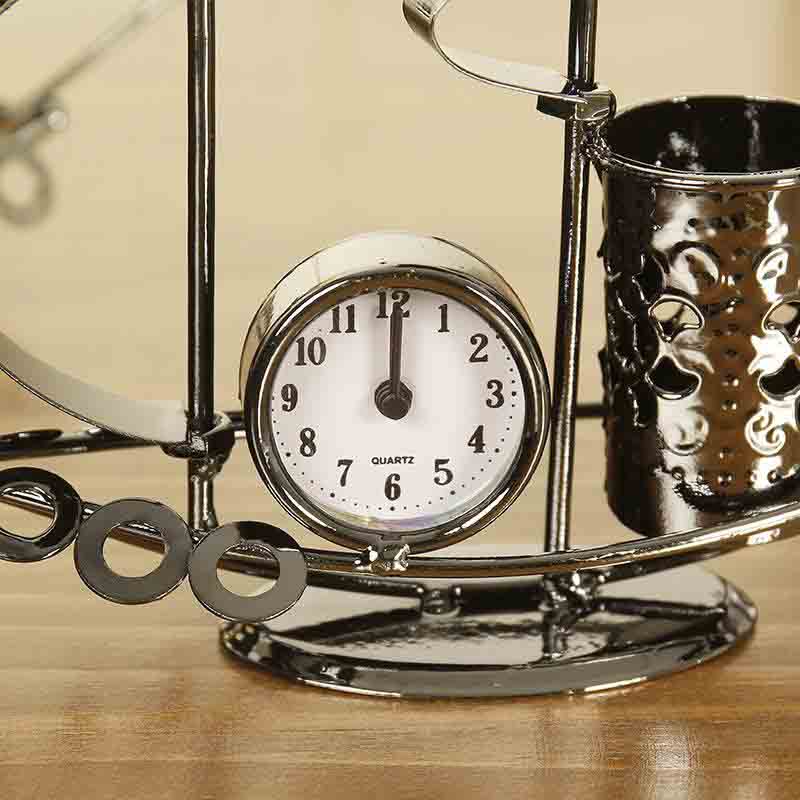 creative-iron-art-clock-crafts-sailing-pen-holder-multi-function-living-room-decoration