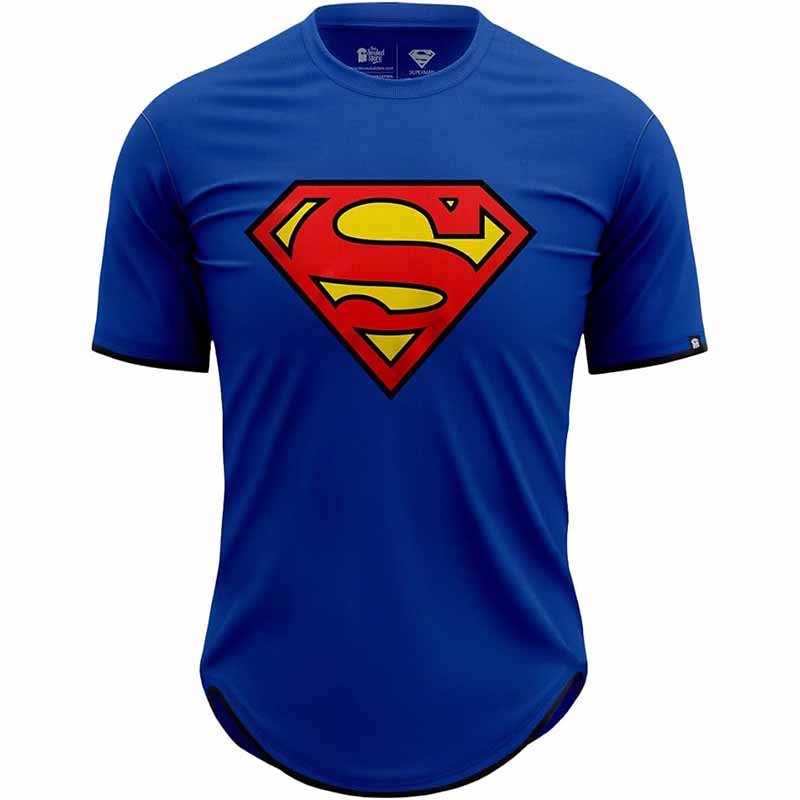 SUPERMAN PRINTED TSHIRT - BLUE