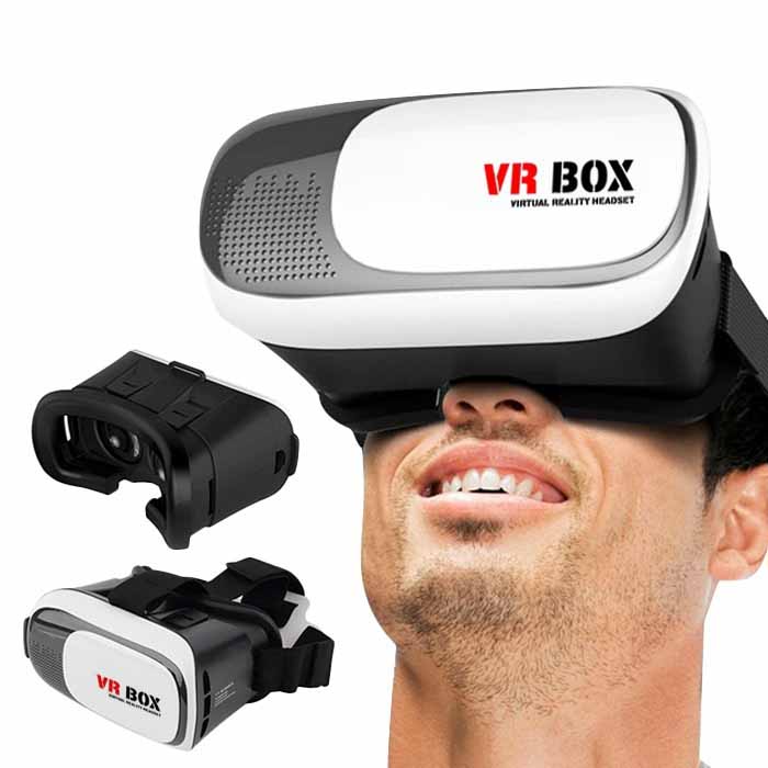 VR Box 3D Virtual Reality Glasses – White