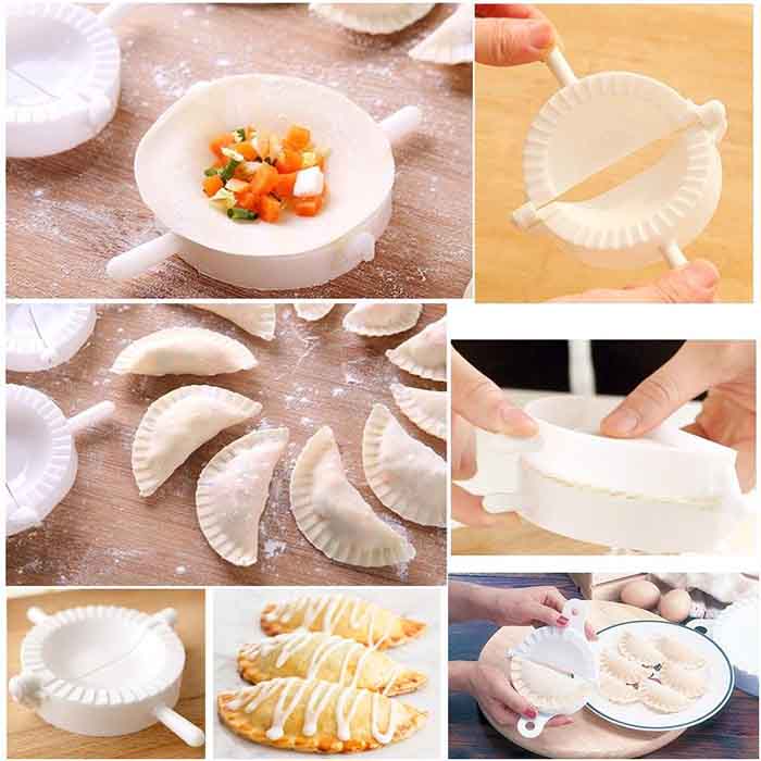 Samosa & Pastry Dough Maker Pack of 3 - D Shape Samosa