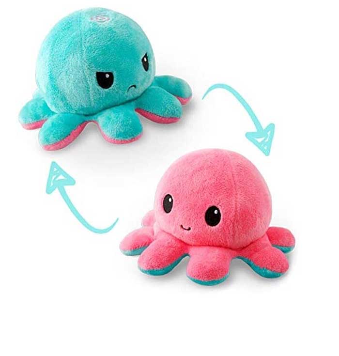 Reversable Octopus Stuff Plush Toy For Kids