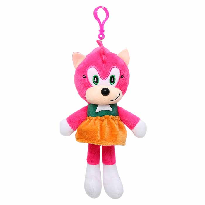 Sonic Plush Doll Keychain Stuff Toy Cartoon Hedgehog Soft Stuffed For Kids